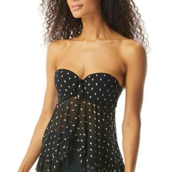 Coco Reef Allure Metallic Print Underwire Tankini - Picture 1 of 12